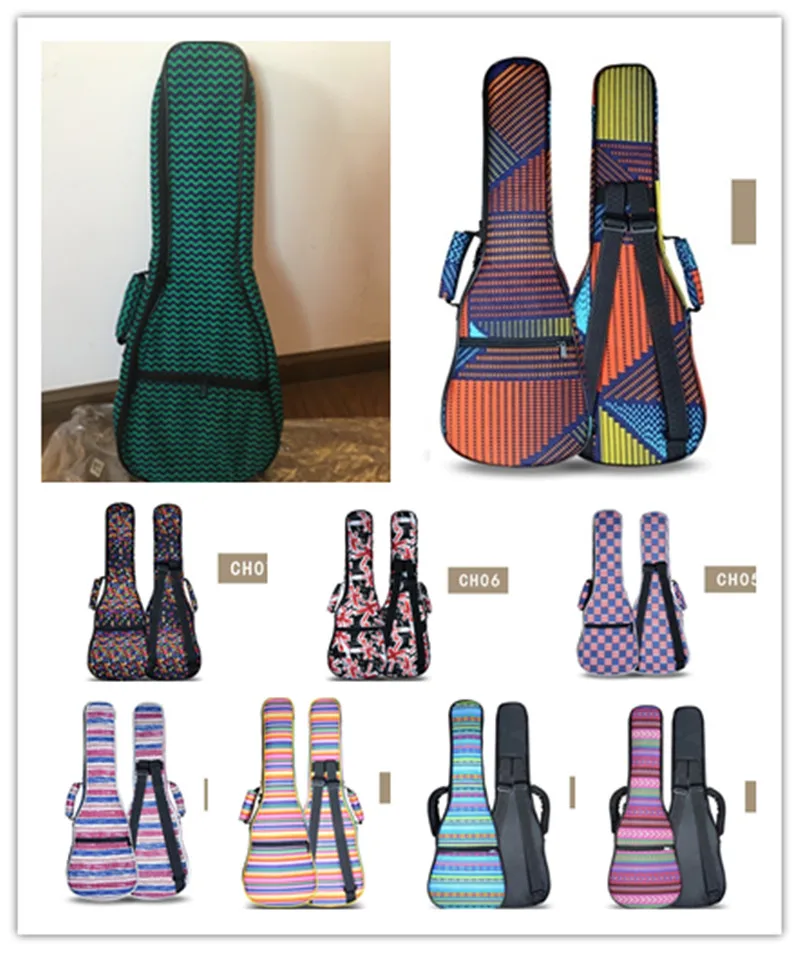 Creative gifts High quality Portable durable 26 inch small guitar tenor ukulele backpack gig bags case Ukues soft uke cover