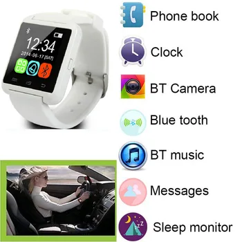 

Sport Bluetooth Smart Wrist Watch Phone Mate For Man Women Boys Girls For Android Samsung Motorola LG Huawei HTC IOS iPhone
