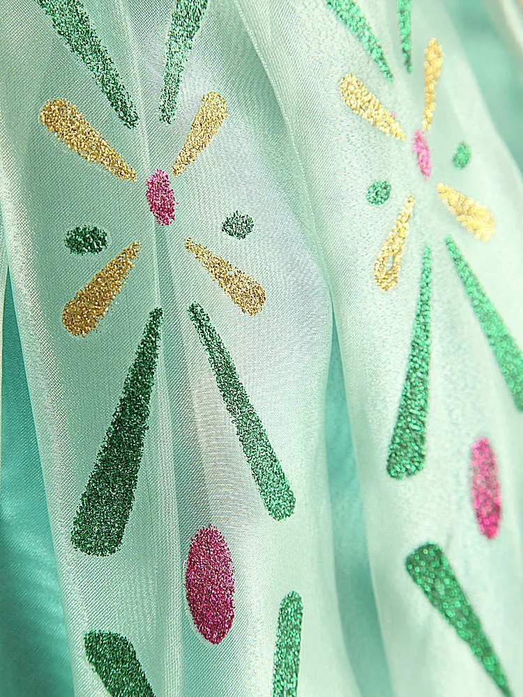 Платье Анны Детские вечерние костюмы принцессы для девочек disfraces princesa vestido ana de festa Carnaval fantasia infantil meninas