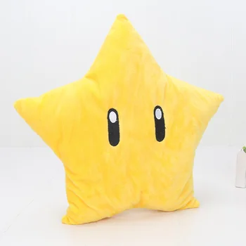 

13" 33CM super Mario Bros STAR Plush Doll Figure Toy Pillow Christmas Gifts