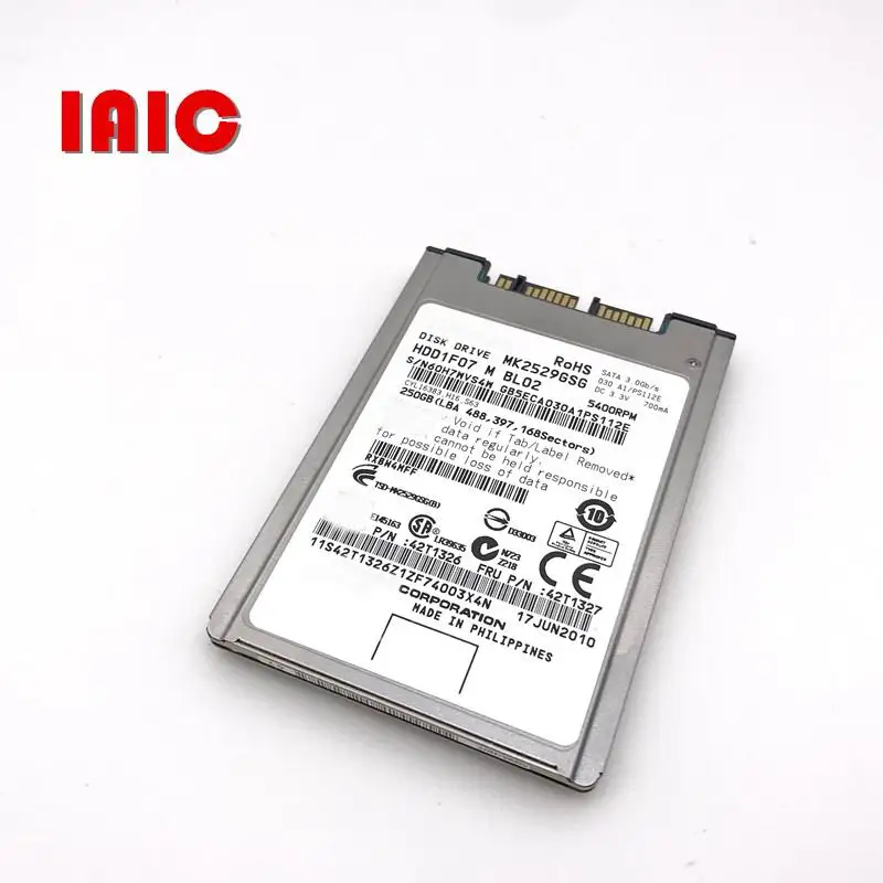 Новый 250 ГБ 1,8 "микро SATA MK2529GSG для 2740 P 2730 P 2530 P 2540 P x300 x301 T400S T410S заменить MK2533GSG MK1633GSG