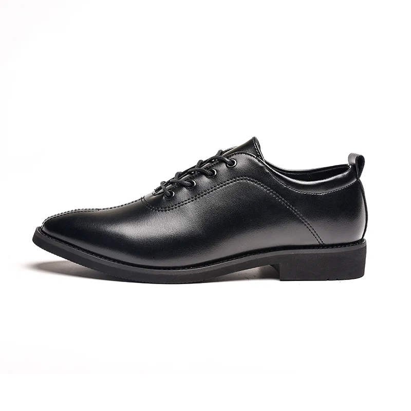 elegant genuine leather formal men shoes italian luxury brand wedding male footwear designer tan work dress oxford shoes for men (10)