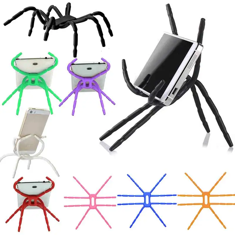 Universal Spider Mobile Phone Holder Flexible Grip Desktop Support Car