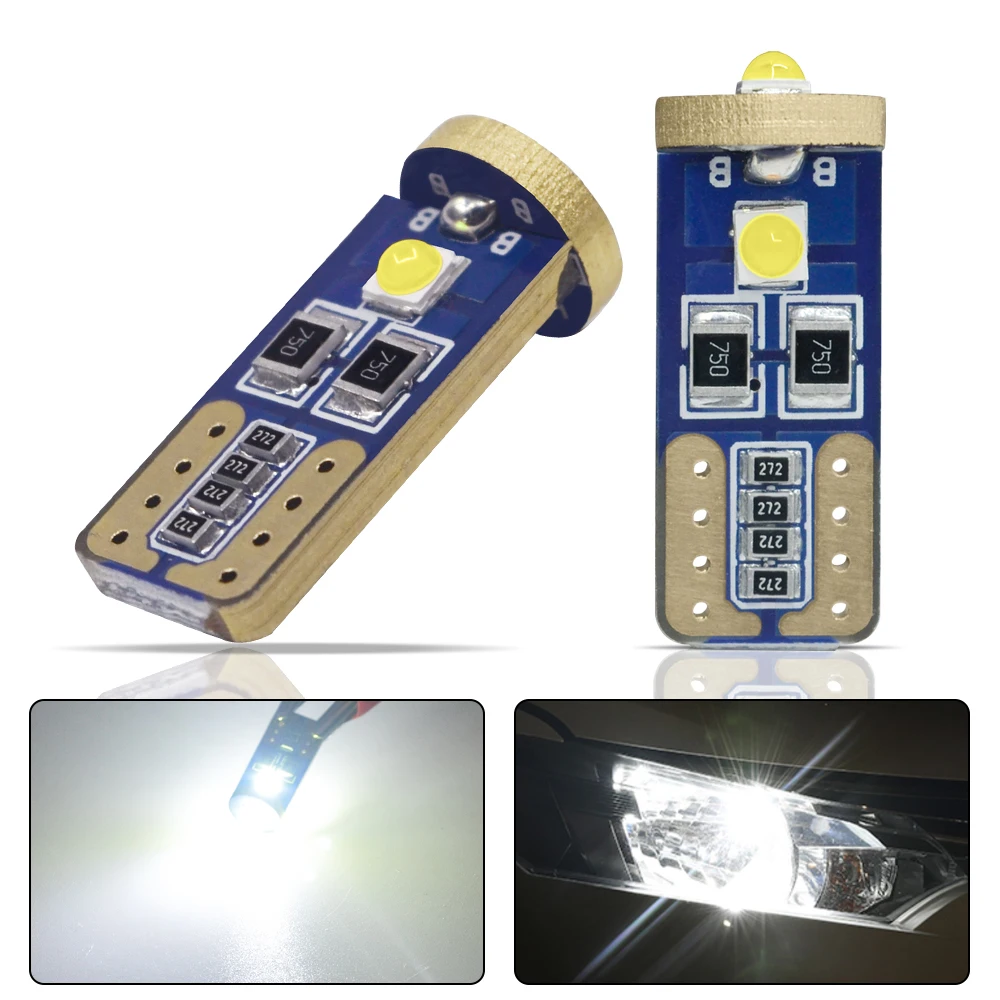1 шт t10 w5w canbus салона светильник 194 501 3 SMD 3030 светодиодная приборная подсветка s Клин