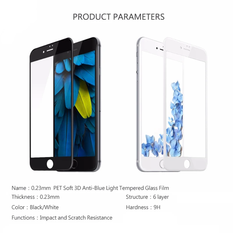 For-iphone7-7-plus-Tempered-Glass-Soft-Edge-Full-Cover-Curved-Anti-Blue-Light-Screen-Protector (4)