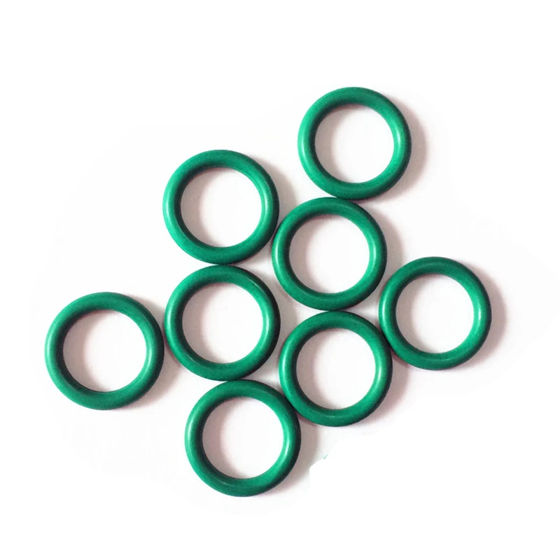 

100pcs/lot 2.5mm Thickness 7-20mm Outside Dia. Green Viton FKM Fluorine Rubber O-Ring Oil Seal O Ring Gasket Repair Tool parts