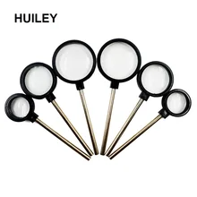 Ручная вогнутая линза выпуклая линза 30 мм 40 мм 50 мм для обучения физике в средней школе увеличительное стекло оптические настольные аксессуары