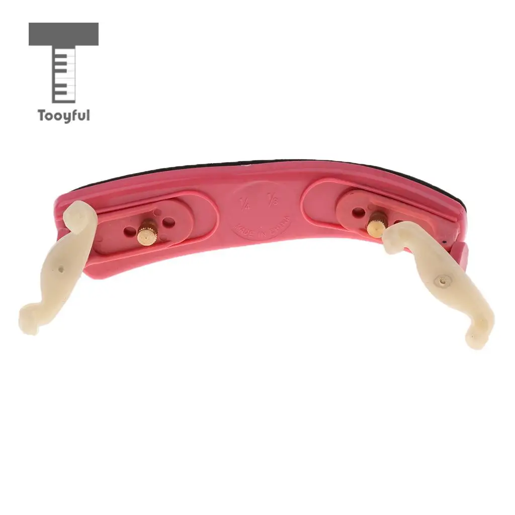 Tooyful Colorful Adjustable Violin Shoulder Rest Musical Support for 1/4 1/8 Violin Fiddle Parts