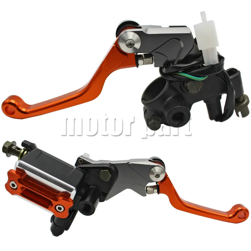 22mm Handlebar Motorbike Brake Master Cylinder Fluid Reservoir Clutch