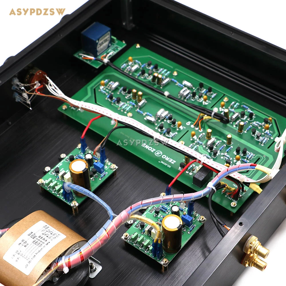 Dual power supply NAC152XS Preamplifier Base on NAIM NAC152 amplifier With 4 input signal switching