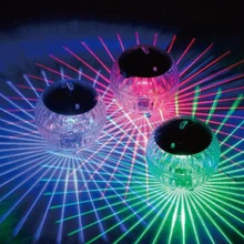 Солнечная мощность ed открытый пруд светильник ночник энергосберегающая низкая мощность панель фонтан водонепроницаемый плавающий