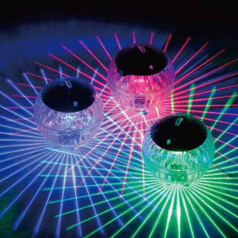 

Solar Powered Outdoor Pond Light Lamp Night Energy saving Low power Panel Fountain Waterproof Floating Swimming