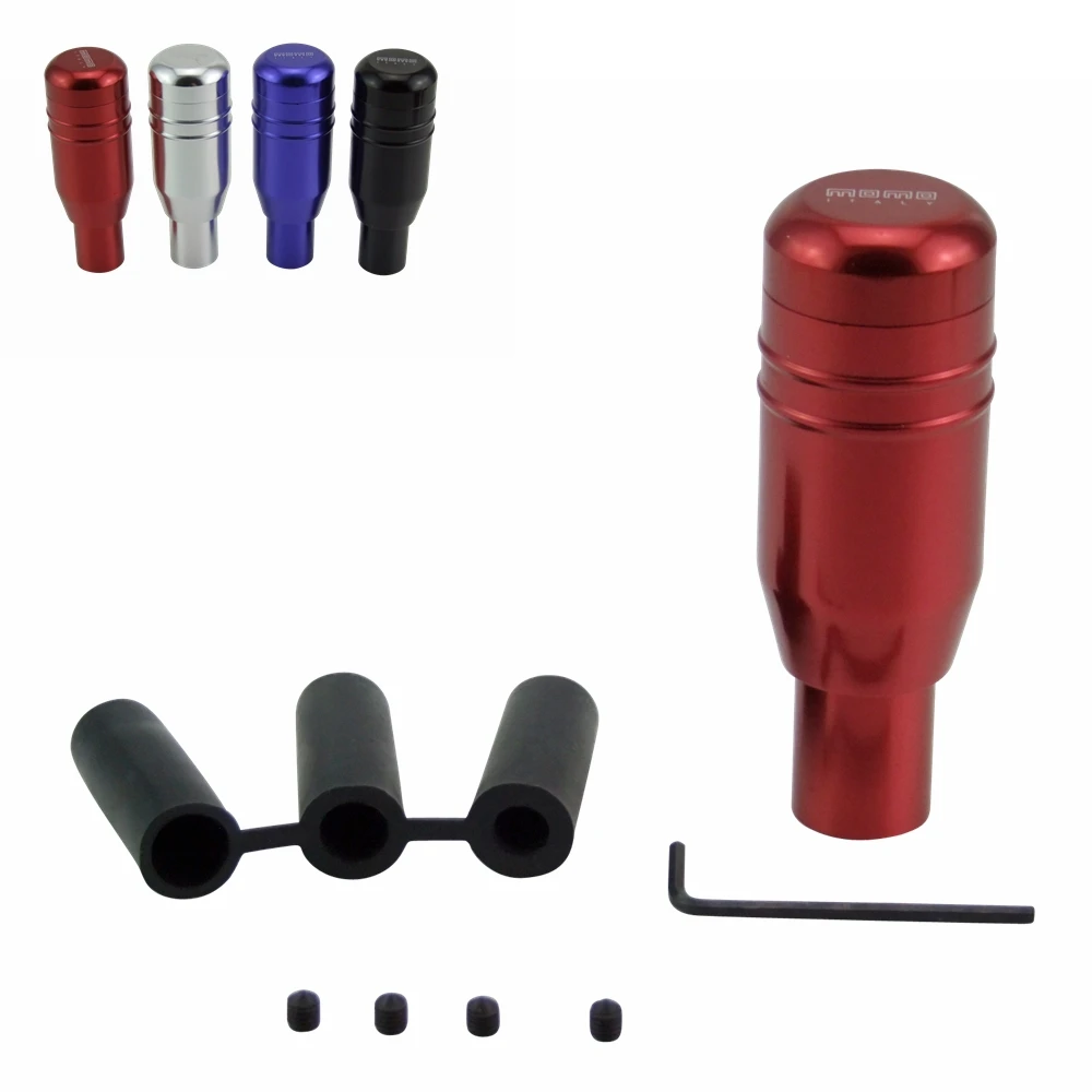 Racing Momo Aluminum Car Gear Shift Knob Shifter Lever Universal Fit Automatic Transmissionin