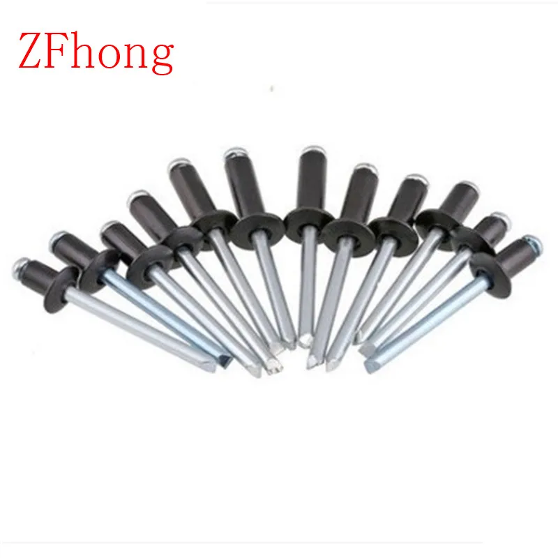 Xinger M2.4 M3.2 M4 M5 Remaches Ciegos de Aluminio Negro Decoraci/ón de u/ñas Remaches Pop para Muebles M2.4 50 Piezas/ / / 5 mm