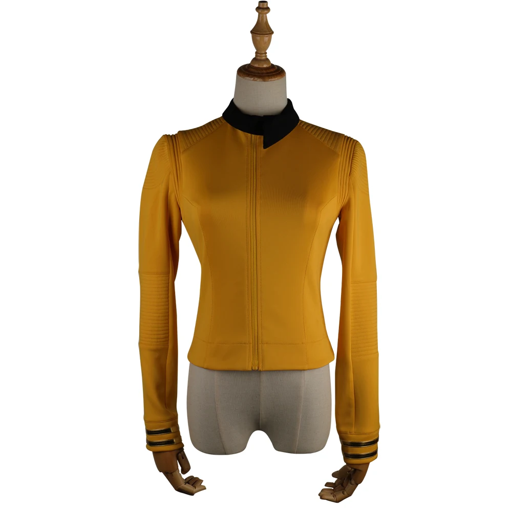 New Star Trek Discovery Season 2 Costume Female Top Starfleet Commander Uniform with Badge Woman Costumes Adult Cosplay Costume (2)