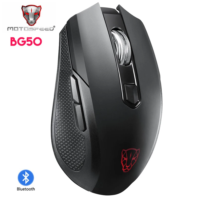 Дешево Motospeed BG50 USB Проводная Bluetooth беспроводная мышь геймер Mause перезаряжаемая с подсветкой для компьютера ПК ноутбука игровая игра RGB