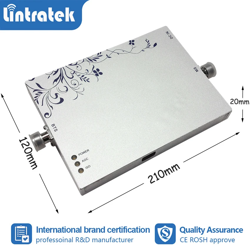 Усилитель сигнала Lintratek 75 дБ LTE B28 700 МГц|Усилители сигнала| |