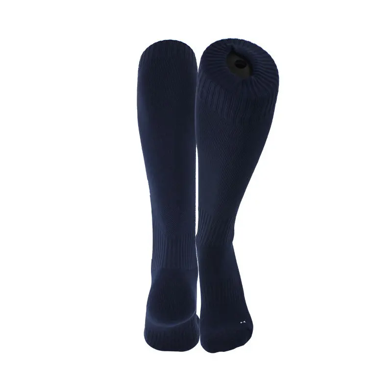 Brothock противоскользящие футбольные носки нижнее полотенце нейлоновые беговые быстросохнущие толстые тренировочные эластичные чулки спортивные футбольные носки - Цвет: 07 Navy