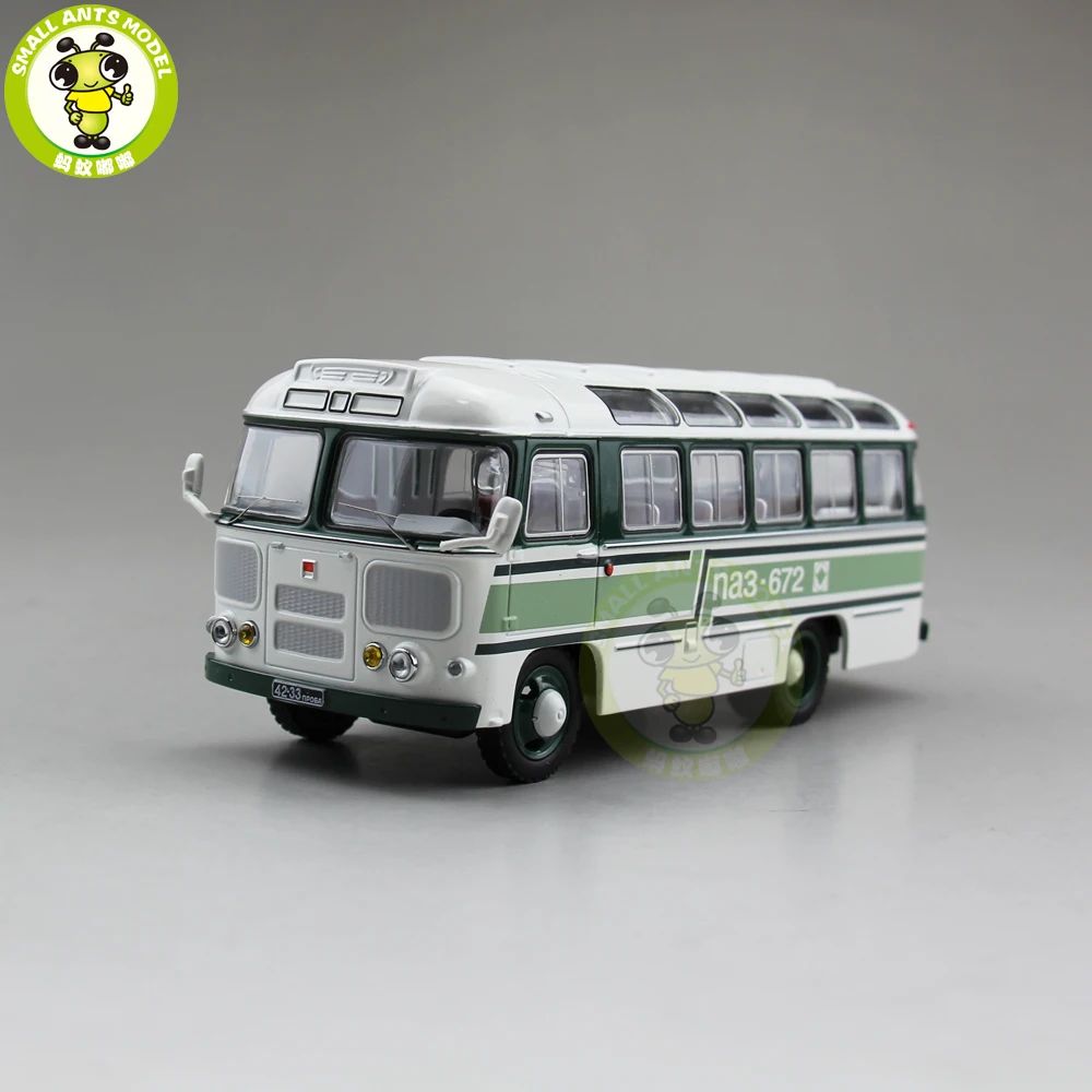 1/43 Classic PAZ 672 Soviet Union USSR Russia City Bus Coach Diecast Car Bus Model Kids Children Gift Collection Hobby Green-in Diecasts & Toy Vehicles from ...