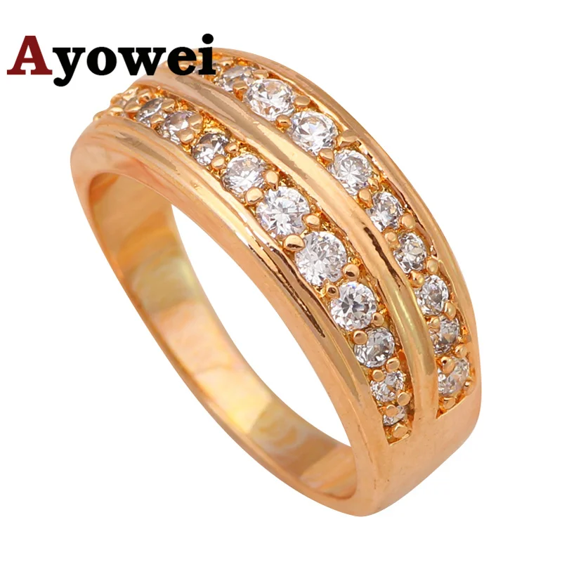 jewelry rings Gold color Fashion Jewelry Nickel & Lead Free Golden Element Ring Sz 6.5 6.755.