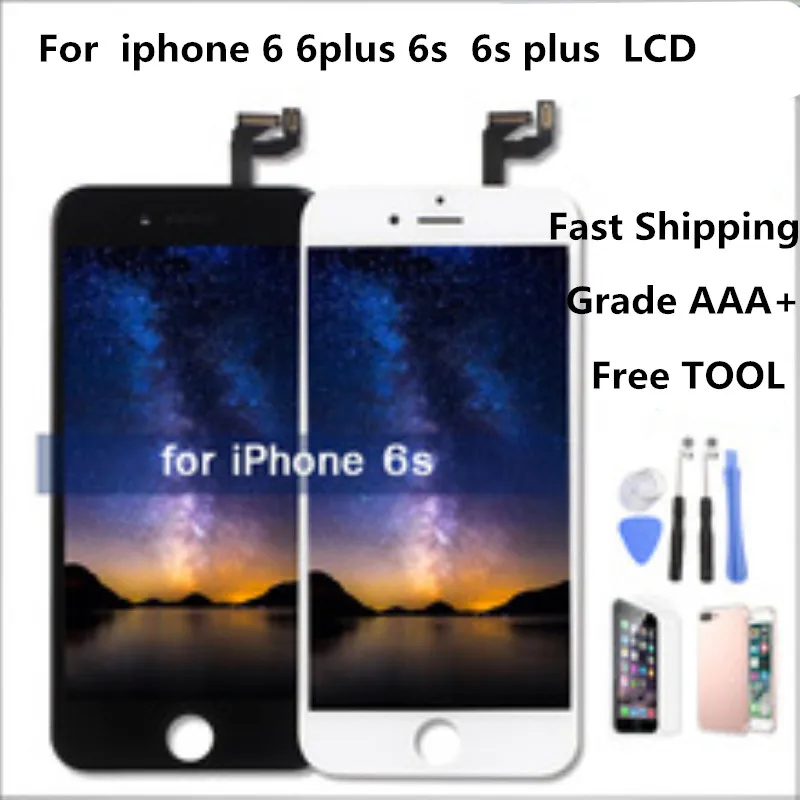 

AAA For iPhone 6 LCD Screen Full Assembly For 6 Plus 6s Display Touch Screen Replacement Display No Dead Pixel