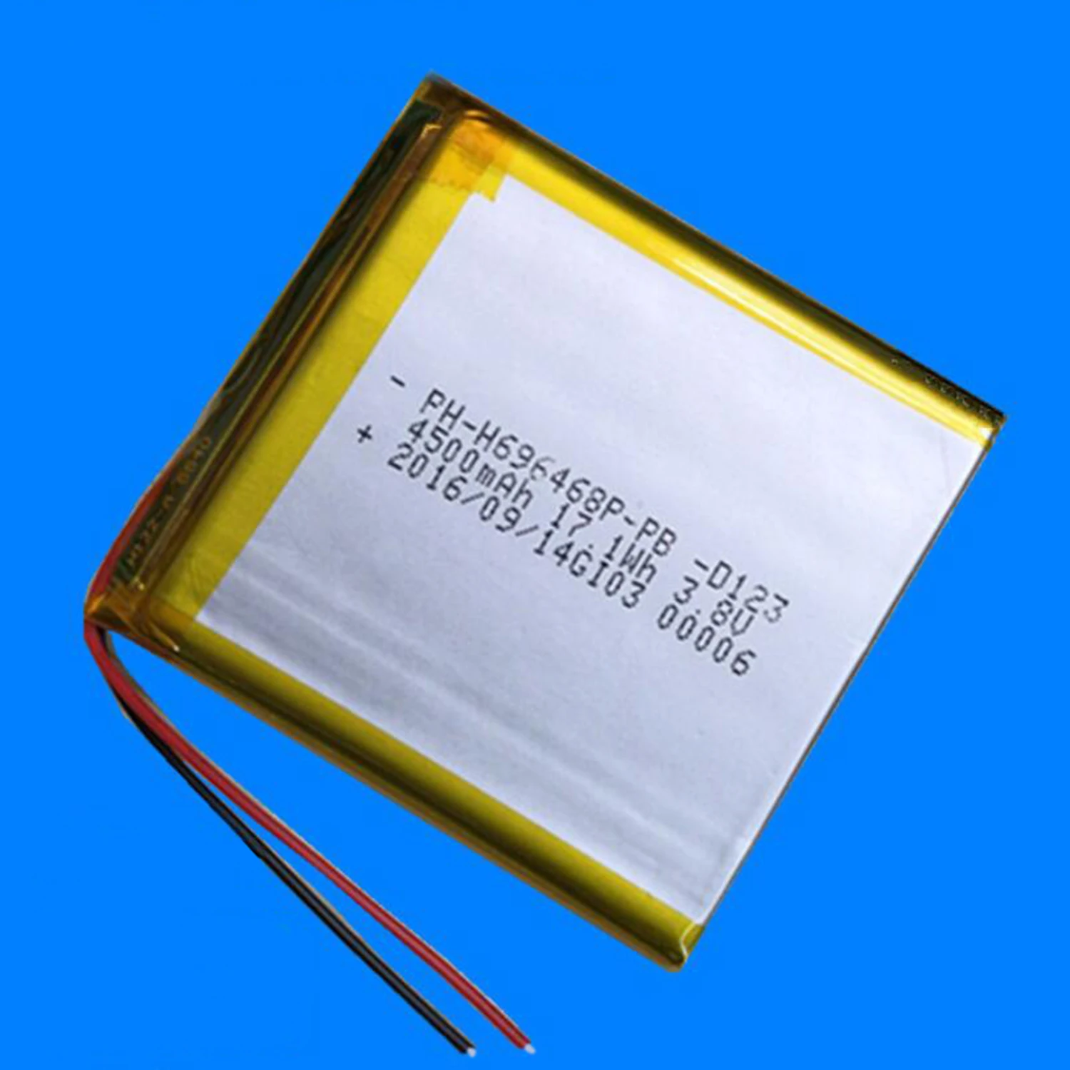 

3.8V 4500mAh Rechargeable li Polymer Li-ion battery For powerbank Three anti-phone 696468 706570