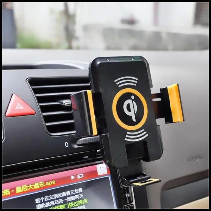 Qi Car Wireless Charger For Samsung S7 S6 Edge Plus Cases Car Wireless Charger Charging Pad