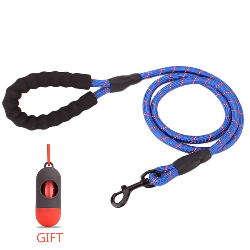 Strong Dog Leashes Reflective Durable Dog Leads Rope with Soft Padded handle Dog Walking Training Leash 0.5M 1.5M