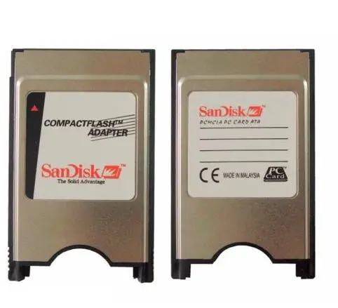 CF Card with CompactFlash Card Adapter PCMCIA Memory Card-in Memory Cards