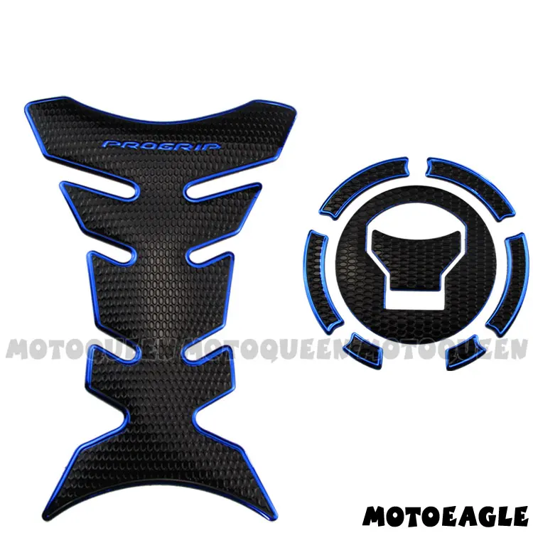 1 компл. Мотоциклетные газовое топливо масляный бак Pad протектор наклейки Стикеры для Honda CB650F CBR650F VFR800X VFR800 CBR500R CB500X CB500F MN4 - Цвет: Blue