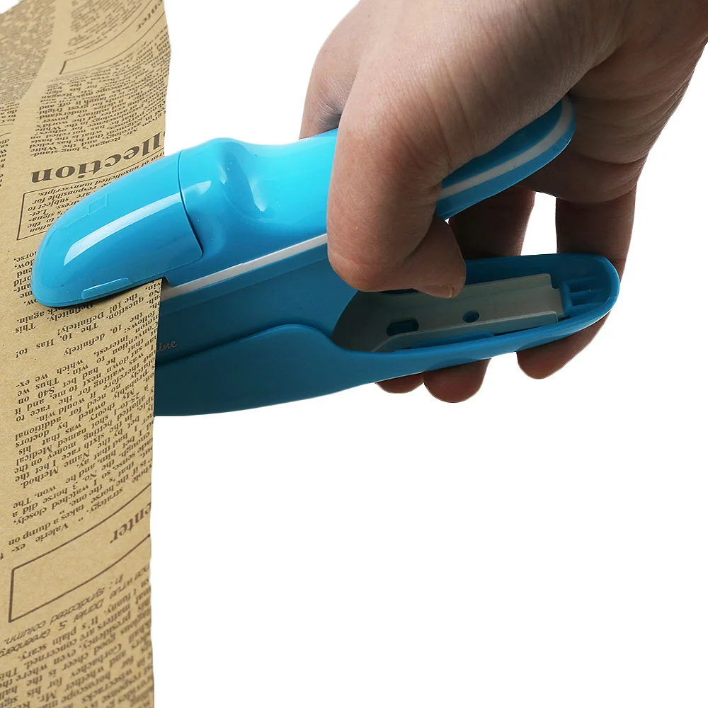 New Creative Practical Stapleless Stapler Safe Free Staple Office Paper