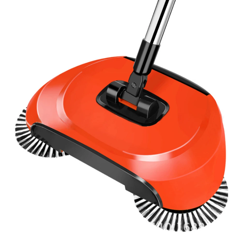 

Stainless Steel Sweeping Machine Push Type Hand Push Magic Broom Dustpan Handle Household Cleaning Package Hand Push Sweeper Mop