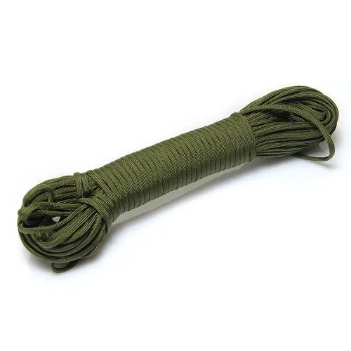 New Sale Military green Rope 7 wires for the survival of emergency Parachute 100 FTin Paracord
