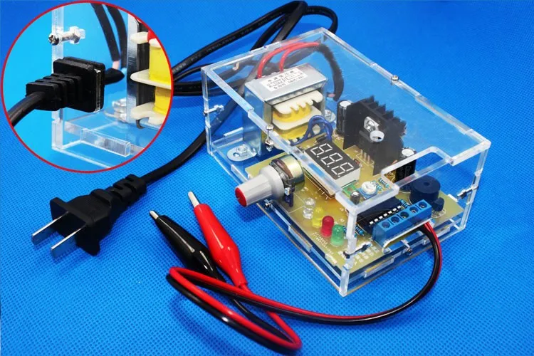 DIY Kit LM317 Регулируемое напряжение 220 В до 1,25 в-12,5 в понижающий модуль питания печатная плата электронные комплекты