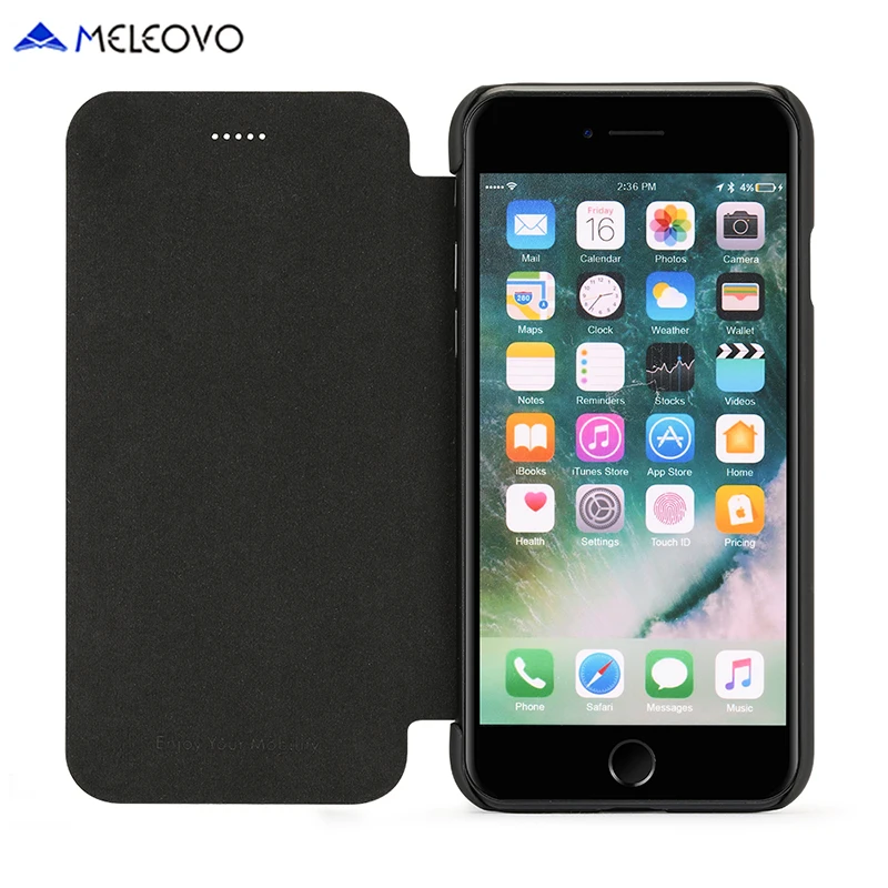 SmartFlip iPhone 7--BLACK--flip over
