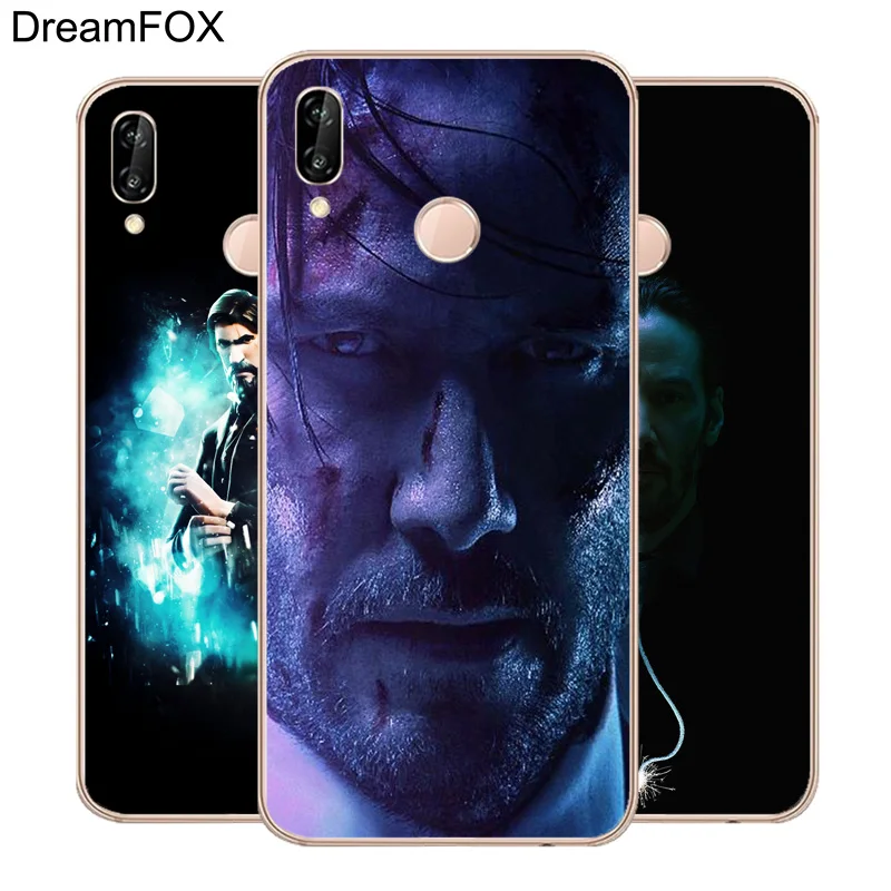 Мягкий силиконовый чехол DREAMFOX N080 John Wick из ТПУ для huawei Honor 6A 6C 7X9 10 P20 P30 Lite Pro P Smart |
