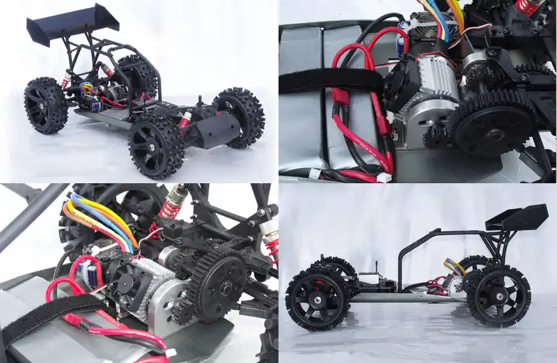 RC Gas Car brushless Electric Upgraded Mount Conversion Kit for FG