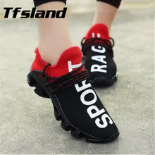 Tfsland/мужские и женские сетчатая поверхность дышащие кроссовки на мягкой плоской подошве; бейсбольная спортивная обувь; Новинка; zapatillas hombre Chaussures; высокое качество