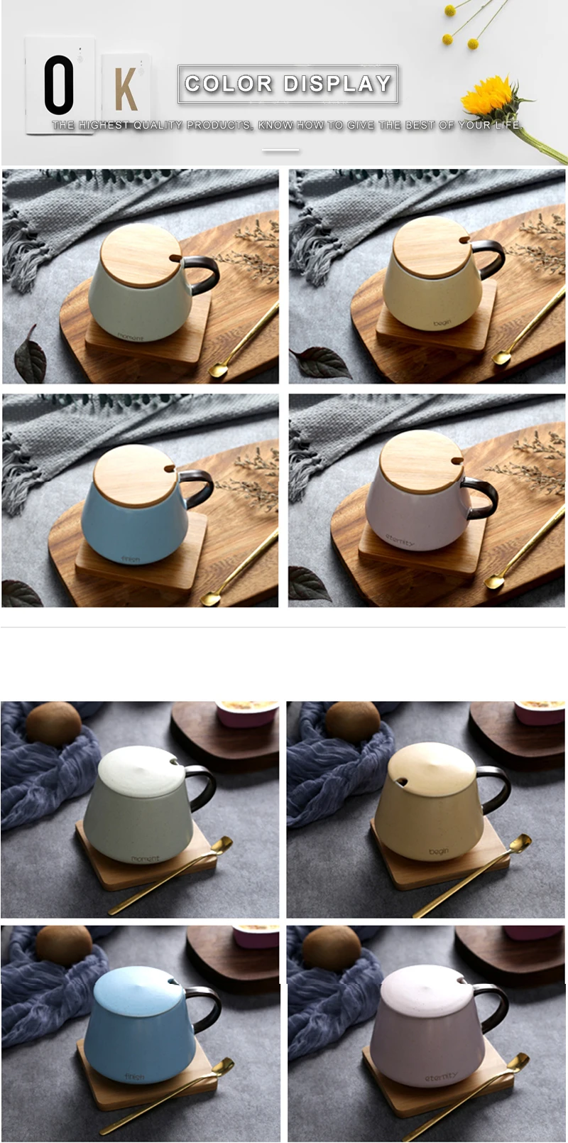 Скандинавская кружка кофейная чашка простая чашка для эспрессо чайная кружка для молока на завтрак керамическая вода тазззин Caffe домашняя Питьевая Бутылка 50T032