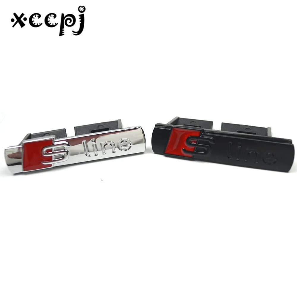 

Car-styling Word letter 3D Logo Car Sticker SPORT Emblem Badge Door Decal Auto Accessories for Audi sline A1 A3 A4 A5 A6 A6L A7