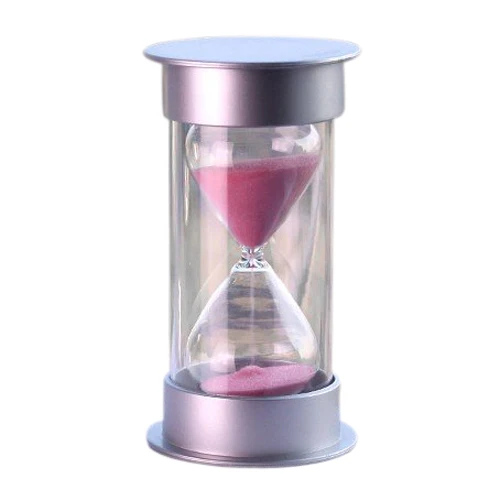 Лучшие продажи пластиковые хрустальные песочные часы 15 минут песочные часы декоративные песочные часы розовые