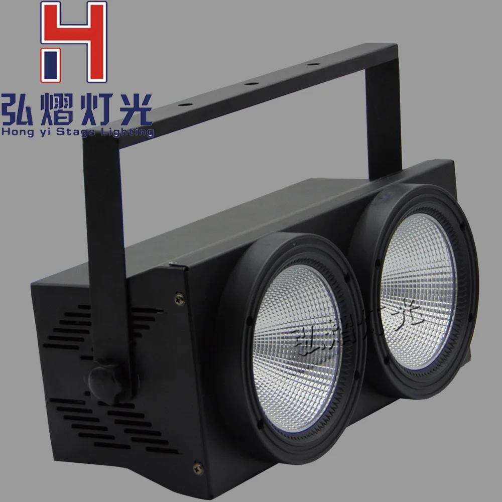 

2*100w LED Light 2in1 White or Warm WHite color LED Wash Light COB Audience Lighting DJ Equipment Disco Bar Church Event
