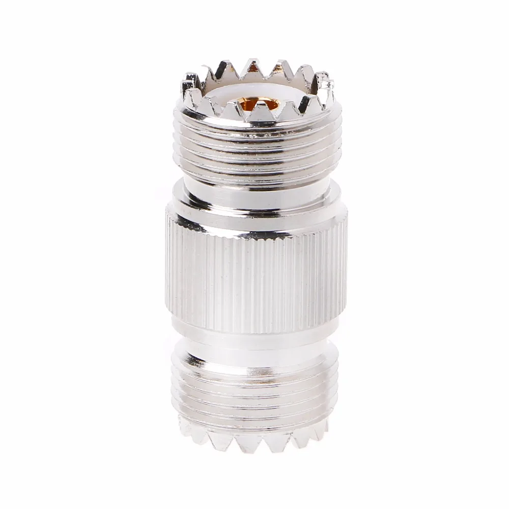 UHF PL 259 SO 239 Female To Jack прямой коннектор RF Adapter Nickel|Соединители| |