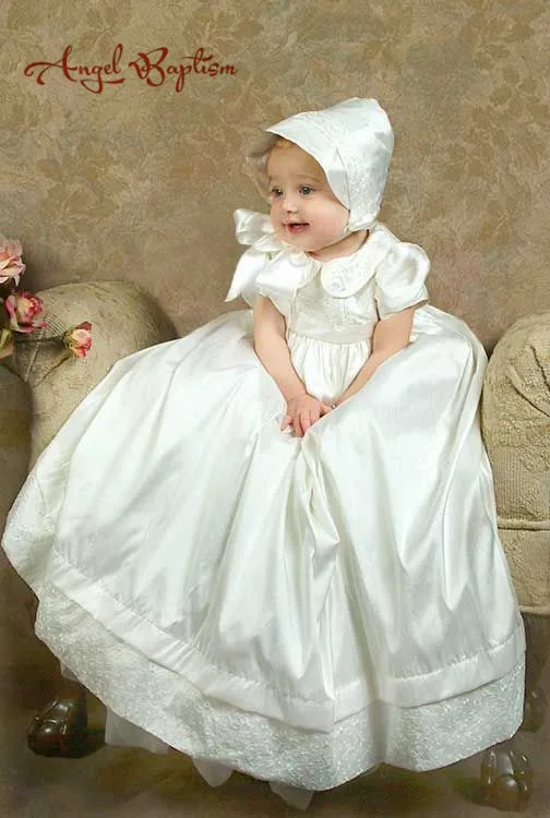 Lito Angels Baby Boys 4 Pcs Satin Baptism Christening Suit with Bonnet Short//Long Sleeves Infant