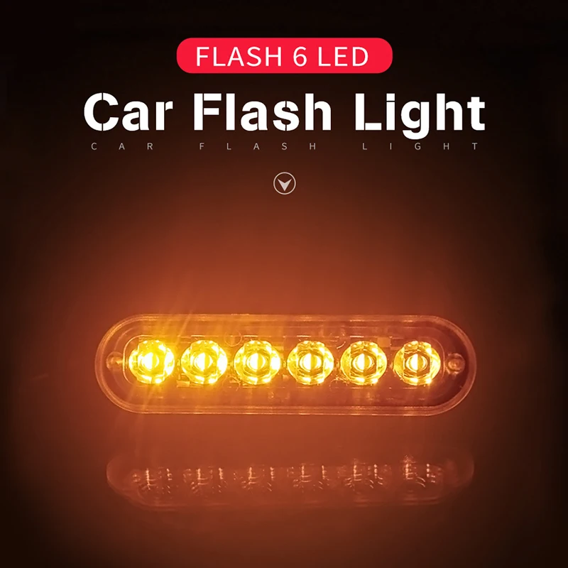 Buy Strobe Marker Lights Car Truck 6 LED Amber