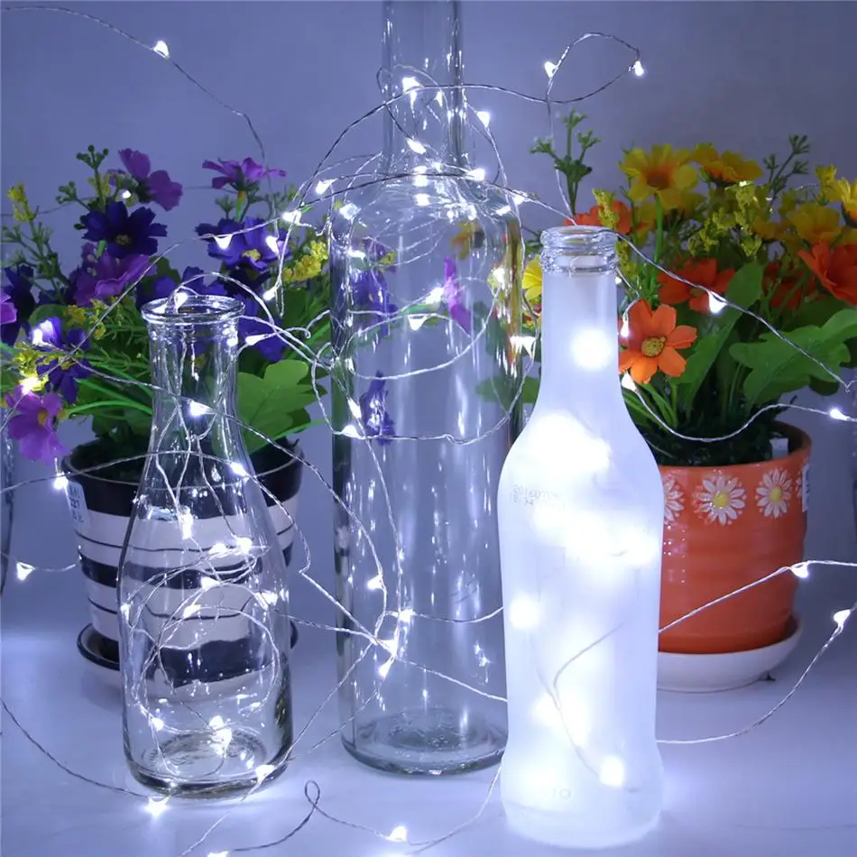New 2M 5M 10M Fairy Garland LED Fairy String Lights Waterproof For Christmas Tree Wedding Home Indoor Decoration Battery Powered цена New 2M 5M 10M Fairy Garland LED Fairy String Lights Waterproof For Christmas Tree Wedding Home Indoor Decoration Battery Powered цены онлайн