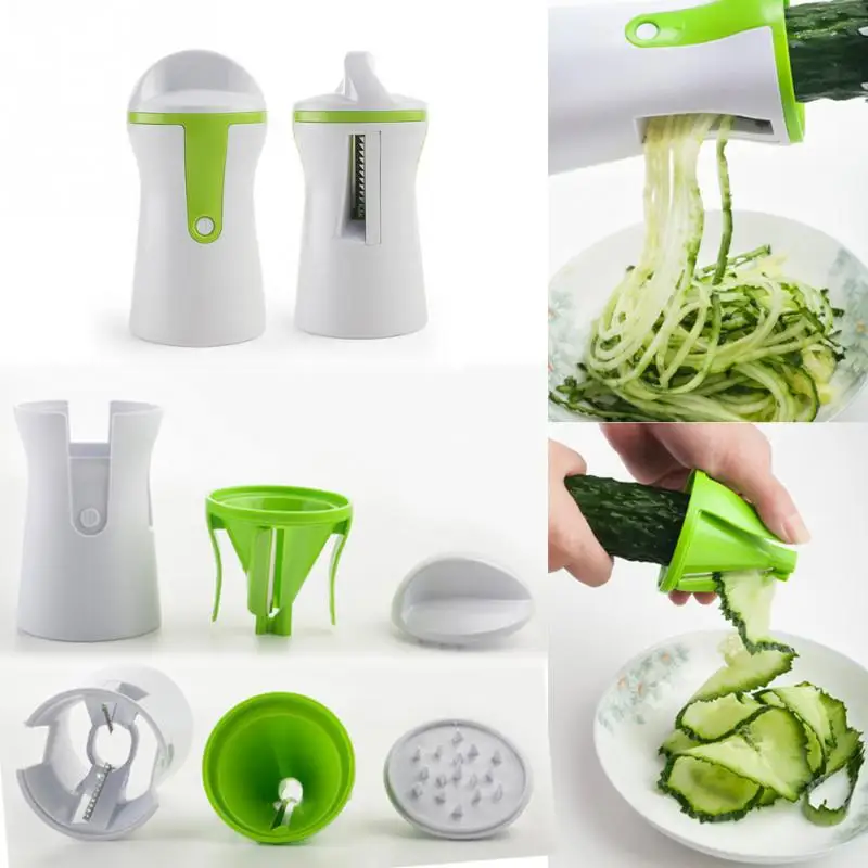 Овощной терка шинковка для фруктов Терка спиральный измельчитель нож Spiralizer