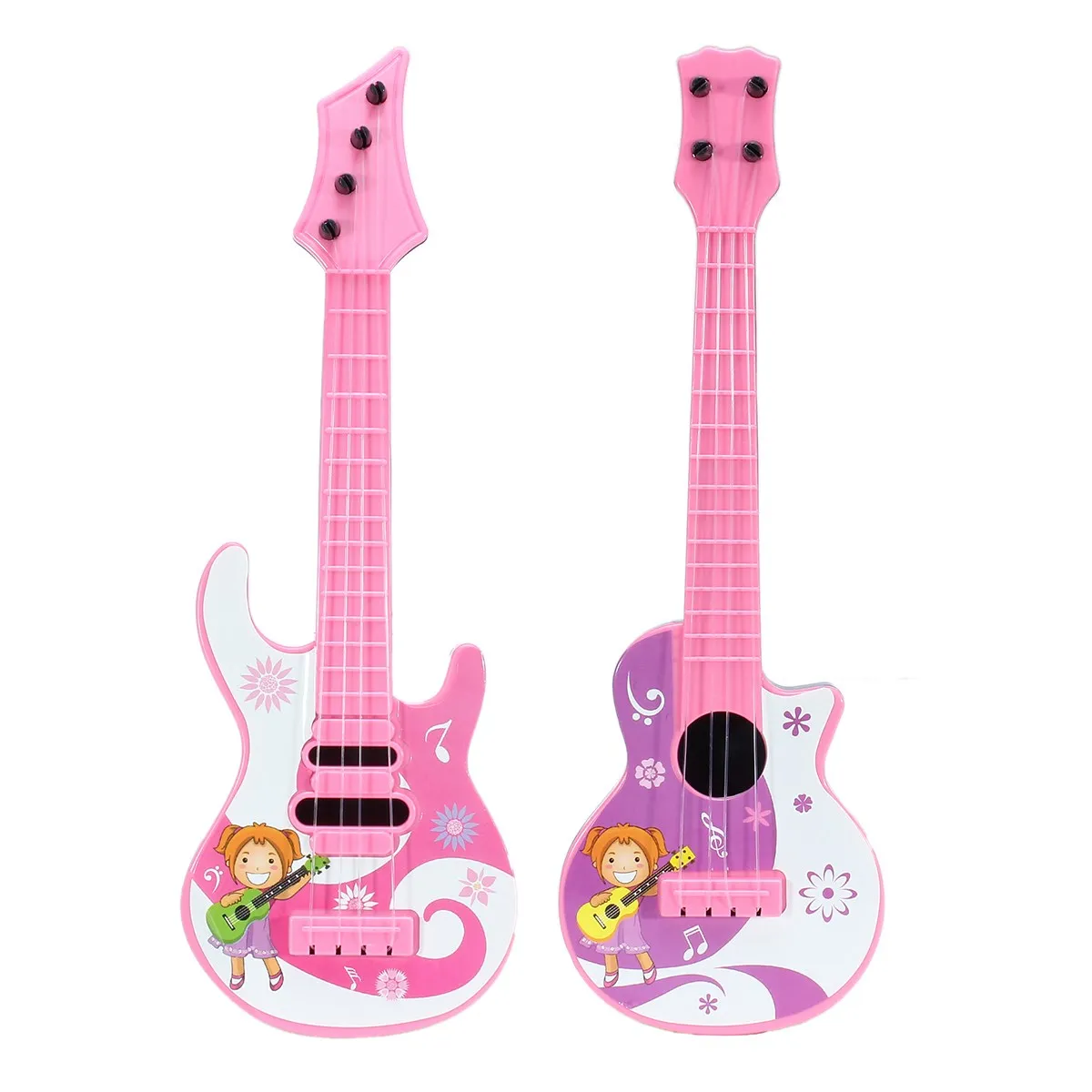 Fashion Cartoon Design Plastic Guitar font b Toy b font Mini Musical Instrument Educatonal font b