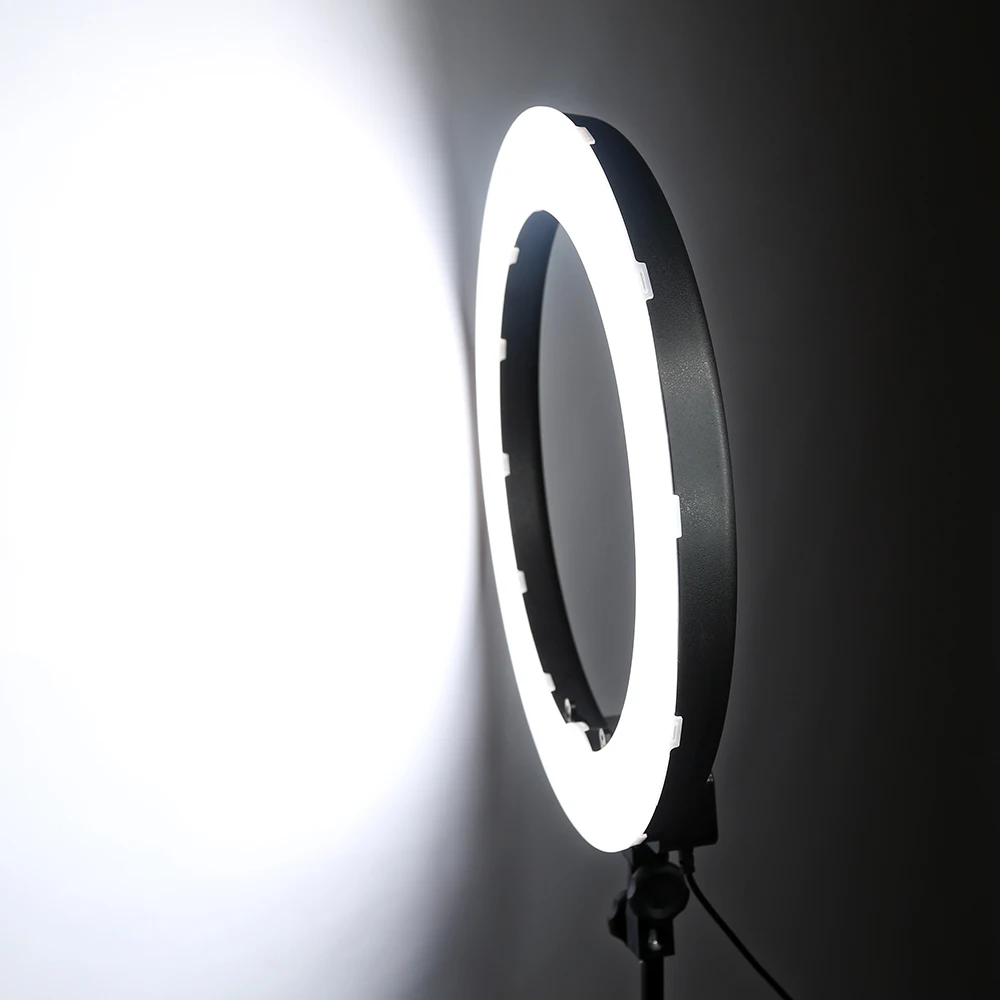 Кадисо камера фотостудия телефон видео 18 дюймов 55 Вт 240 шт. кольцевой светодиодный светильник 5500K для фотосъемки с регулируемой яркостью кольцевая лампа со штативом