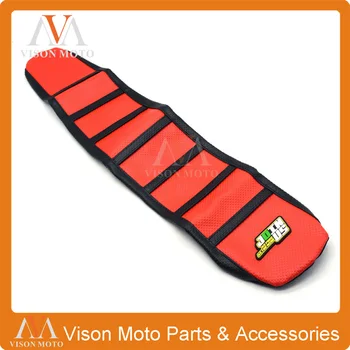 

Ribbed Red Gripper Soft Seat Cover For Honda CRF250R 2014-2016 CRF450R 2013-2016 Motocross Enduro Motorcycle Dirt Bike